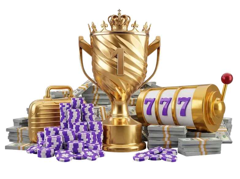Gouden beker, fiches en gokkast als toernooiprijs